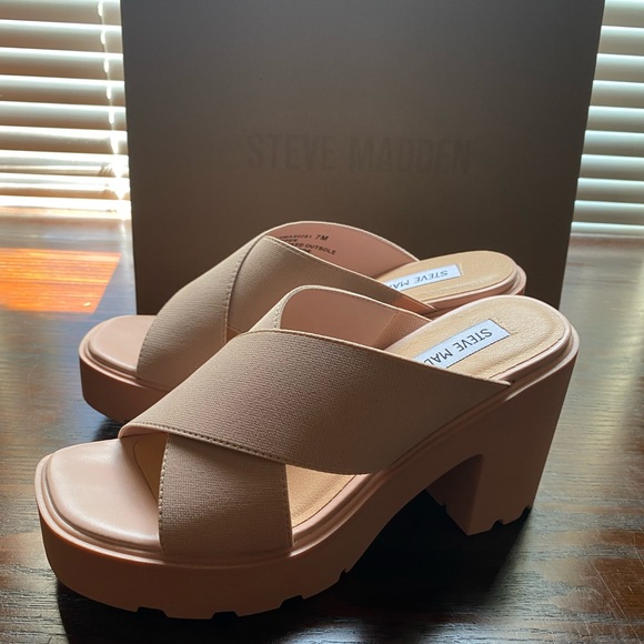 Never Worn Steve Madden SMASH Sandals- size 7 - Picture 8 of 8